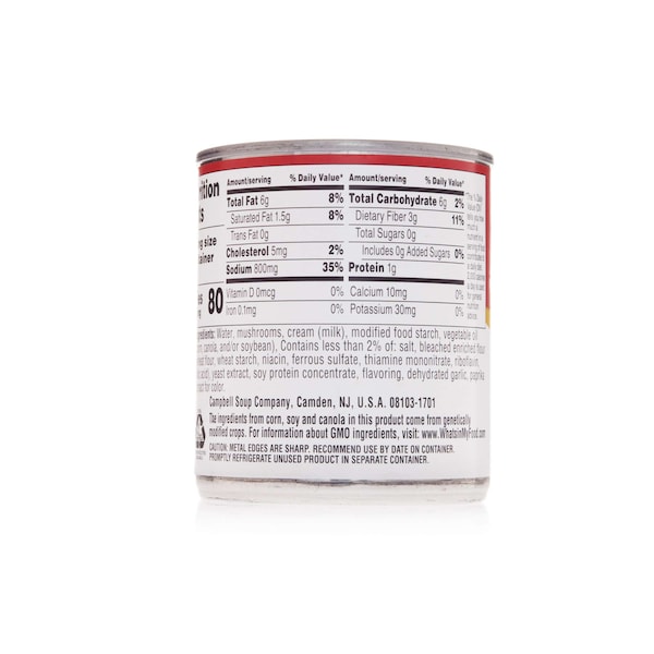 Campbells Campbell's Easy Open Cream Of Mushroom Soup 7.25 oz. Can, PK24 - 000000445