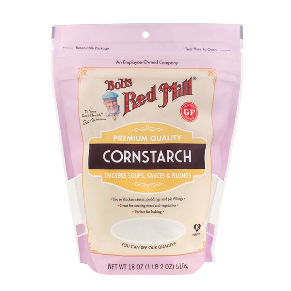 Bobs Red Mill Natural Foods Bob's Red Mill Gluten Free Cornstarch 18 oz. Bag, PK4 - 1146S184