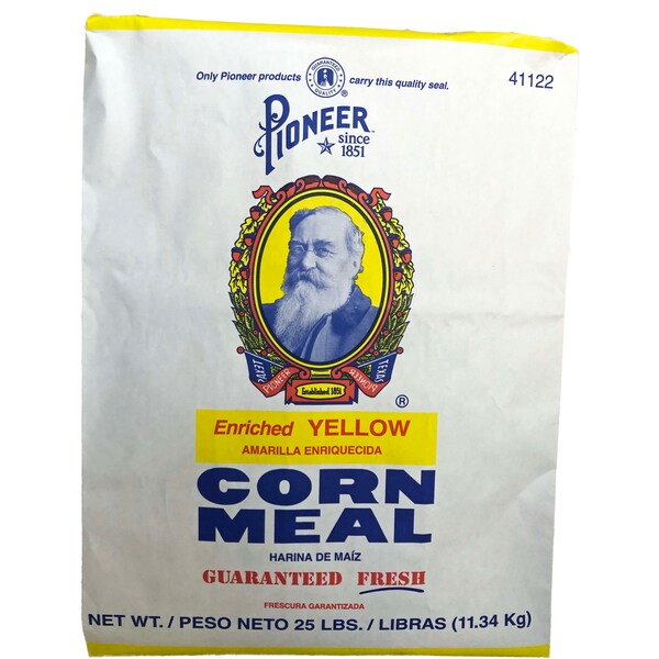 Pioneer Pioneer Enriched Yellow Corn Meal 25lbs - 41122