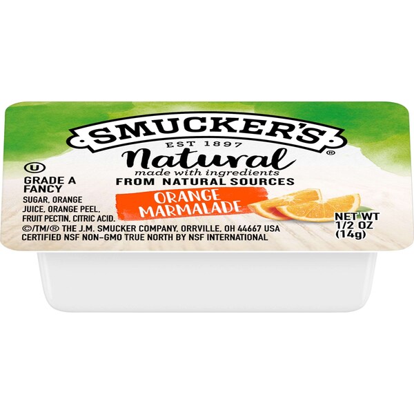 Smuckers Smucker's Natural Orange Marmalade Jam .5 oz. Cup, PK200 - 5150008204