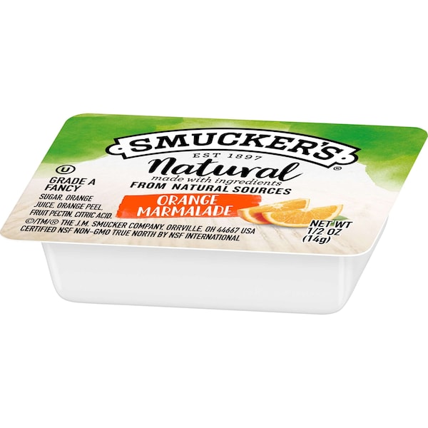 Smuckers Smucker's Natural Orange Marmalade Jam .5 oz. Cup, PK200 - 5150008204