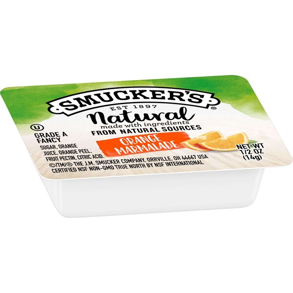 Smuckers Smucker's Natural Orange Marmalade Jam .5 oz. Cup, PK200 - 5150008204