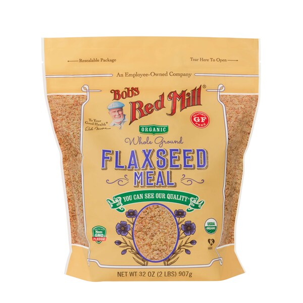 Bobs Red Mill Natural Foods Bob's Red Mill Organic Brown Flaxseed Meal 32 oz. Bag, PK4 - 6032S324