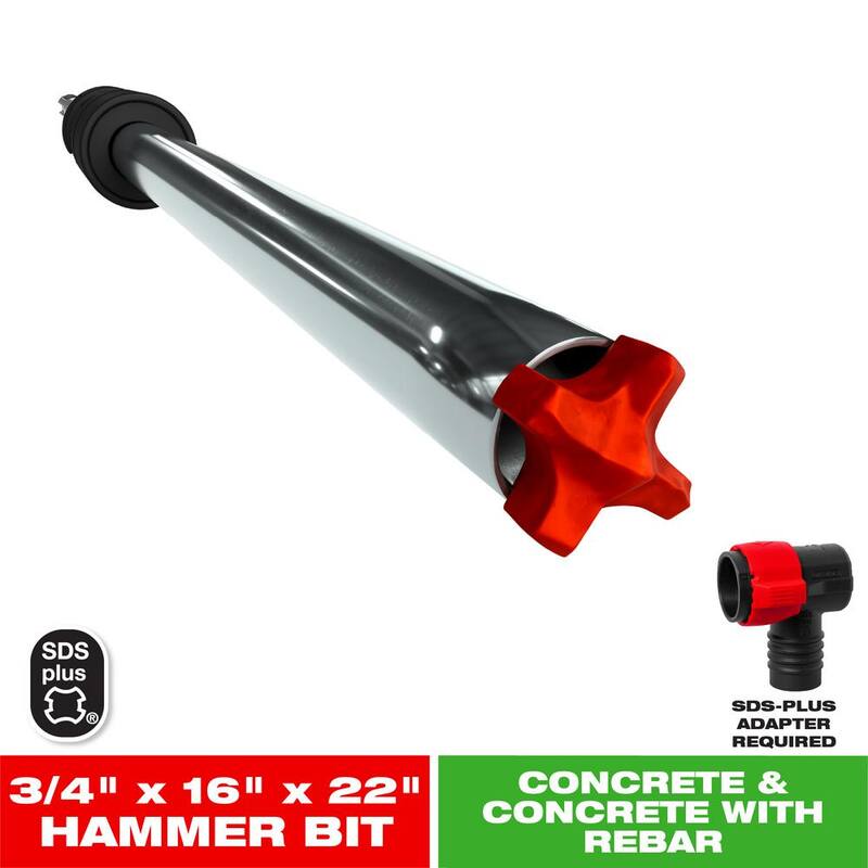 DIABLO AMPED Rebar Demon 3/4 in. x 16 in. x 22 in. SDS-Plus 4-Cutter Full Carbide Head Dust Extraction Hammer Drill Bit - DMAPLA4570

DIABLO AMPED Rebar Demon 3/4 in. x 16 in. x 22 in. Broca de martillo con extracción de polvo y cabezal de carburo completo de 4 cortes SDS-Plus - DMAPLA4570