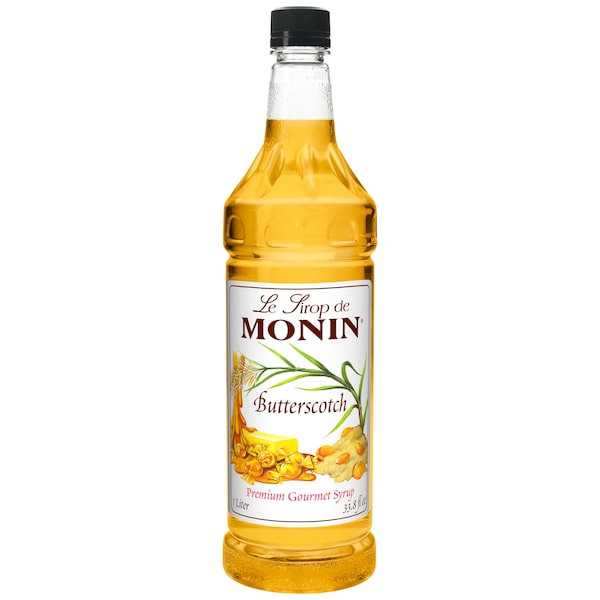 Monin Monin Butterscotch Syrup 1 Liter Bottle, PK4 - M-FR112F