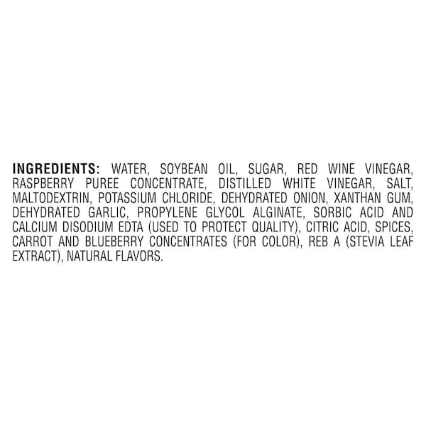 Hellmanns Salad Dressing Sachets Raspberry Vinaigrette 1.5 oz., PK102 - 048001007949