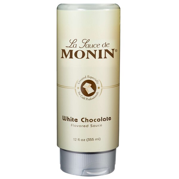 Monin Monin White Chocolate Sauce 12 fl. oz. Bottle, PK6 - M-KC063B