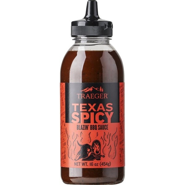 Traeger Texas Spicy BBQ Marinade, Texas Spicy, 16 oz, Bottle - SAU066