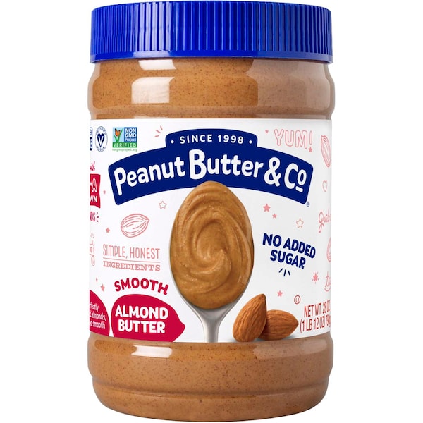 Peanut Butter & Co No Sugar Added All Natural Almond Butter 28 oz., PK6 - 15012002