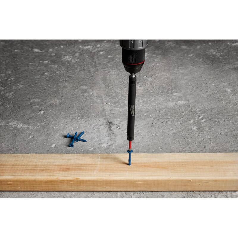 Kit de instalación de tornillos de concreto multi-material de impacto Milwaukee SHOCKWAVE (7 piezas) - 48-20-8877