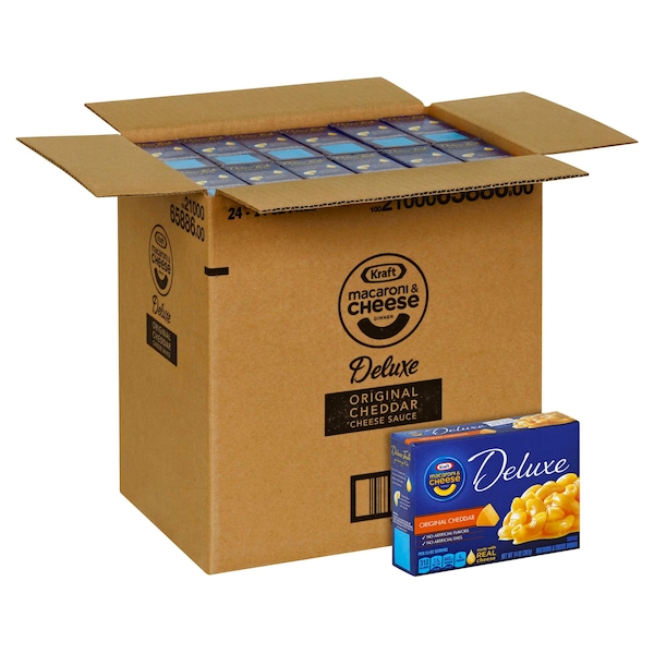 Kraft Kraft Entree Deluxe Macaroni & Cheese Dinner 14 oz. Box, PK24 - 10021000658869