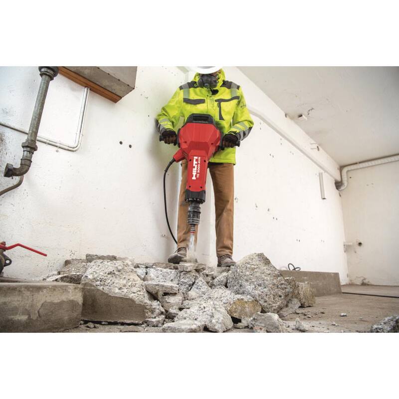 Hilti 19.7 pulgadas x 1.5 pulgadas Hex 28 Cincel Plano de Acero Autoreafilable - 2254775