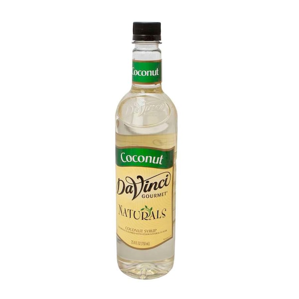 Davinci Gourmet Davinci Gourmet Natural Coconut Syrup 750mL, PK4 - 4073738410919
