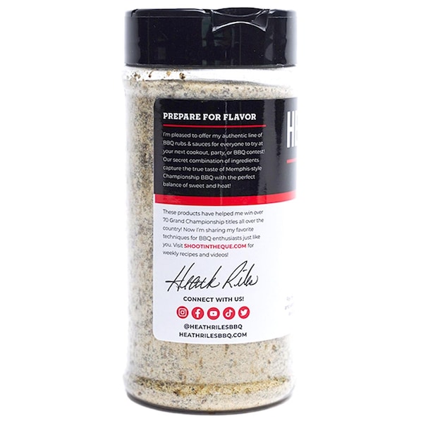 Heath Riles Bbq Heath Riles BBQ Garlic Jalapeno BBQ Rub 12 oz - HRB0015