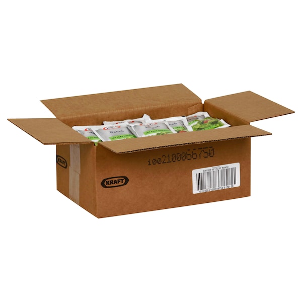 Kraft Kraft Fat Free Ranch Dressing 1.5 oz. Pouch, PK60 - 00021000667505