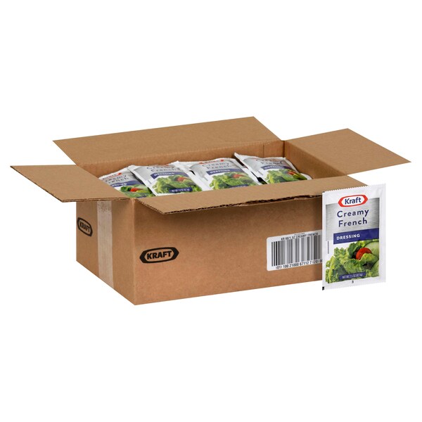 Kraft Kraft Creamy French Dressing 1.5 oz. Packet, PK60 - 10021000671127