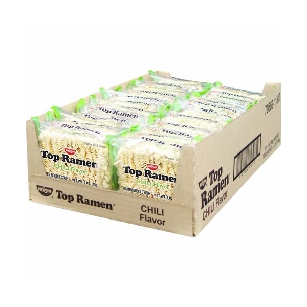 Nissin Noodles, Ramen, Chili, 3 oz, Multi, 24PK - NSF11617