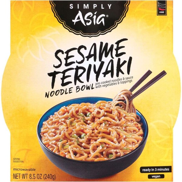 Simply Asia Simply Asia Noodle Bowl Sesame Teriyaki, PK6 - SA00086