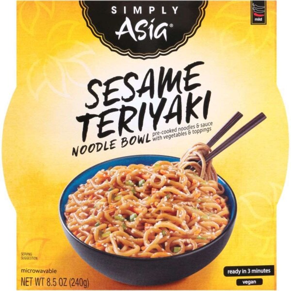 Simply Asia Simply Asia Noodle Bowl Sesame Teriyaki, PK6 - SA00086