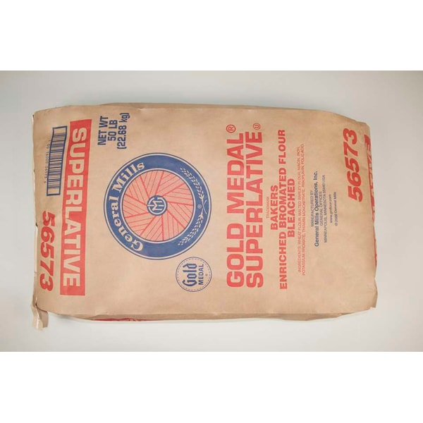 Gold Medal Gold Medal Superlative Bakers Enriched Bromated Bleached Flour 50lbs - 16000-56573