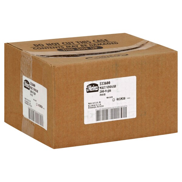 Heinz Heinz Single Serve Malt Vinegar 9g Packet, PK200 - 10013000533604