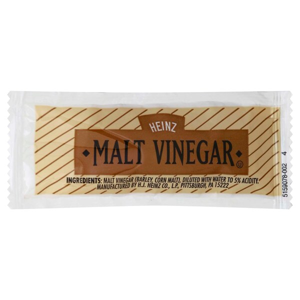 Heinz Heinz Single Serve Malt Vinegar 9g Packet, PK200 - 10013000533604