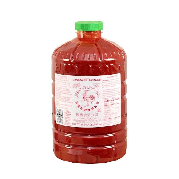 Huy Fong Huy Fong Sriracha Chili Sauce 8.5lbs, PK3 - HFSR3G