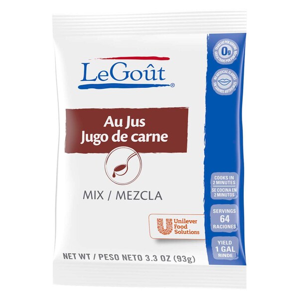 Legout Legout Instant Au Jus Sauce Mix 3.3 oz. Bag, PK16 - 84131526