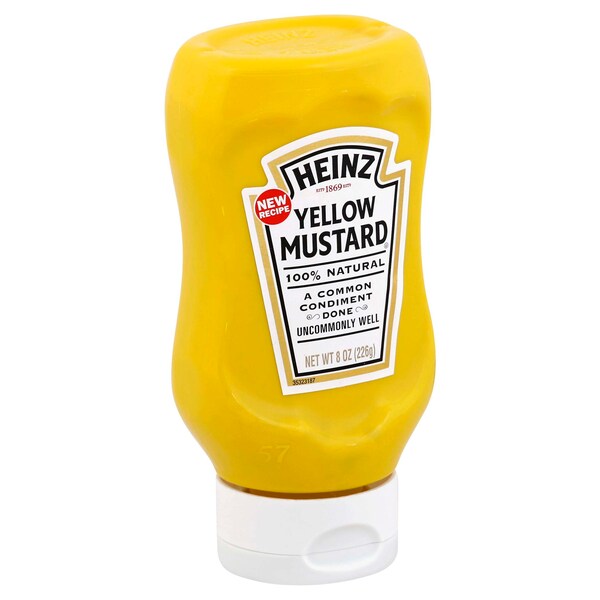 Heinz Heinz Yellow Mustard 8 oz. Can, PK12 - 10013000002117