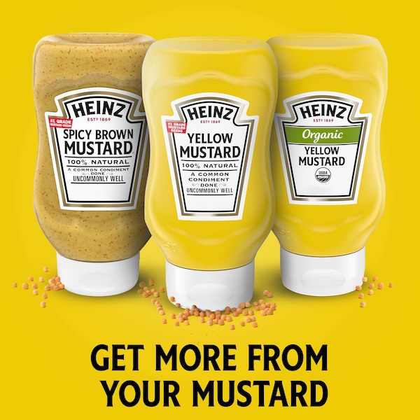 Heinz Heinz Yellow Mustard 8 oz. Can, PK12 - 10013000002117