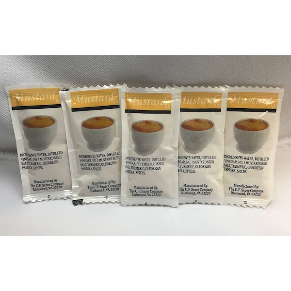Sauer Sauer Mustard 5.5g Pouch, PK200 - 06318