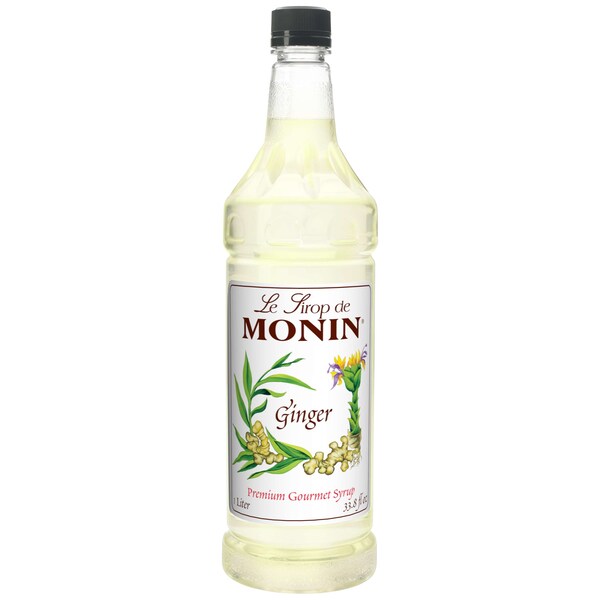 Monin Monin Ginger Syrup 1 Liter Bottle, PK4 - M-FR018F
