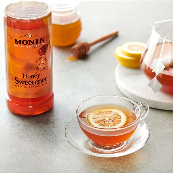 Monin Monin Honey Sweetener 1 Liter Bottle, PK4 - M-FL084F