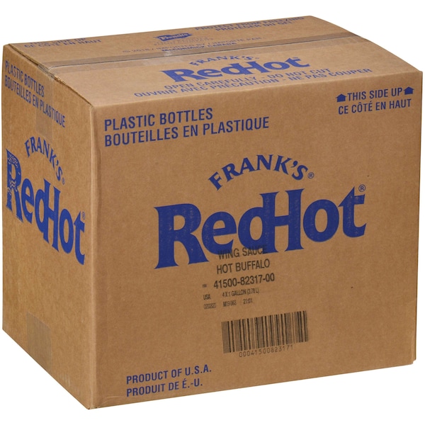 Franks Redhot Frank's Redhot Extra Hot Buffalo Wing Sauce 1 gal., PK4 - 82317