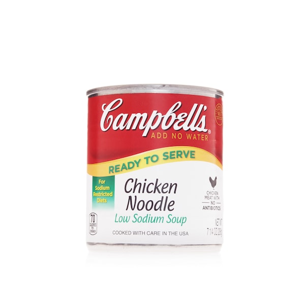 Campbells Ready To Serve Easy Open Low Sodium Chicken Noodle Soup 7.25 oz., PK24 - 000000614