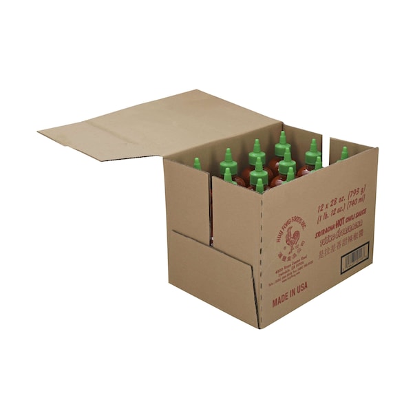 Huy Fong Huy Fong Sriracha Chili Sauce 28 oz., PK12 - HFSR28