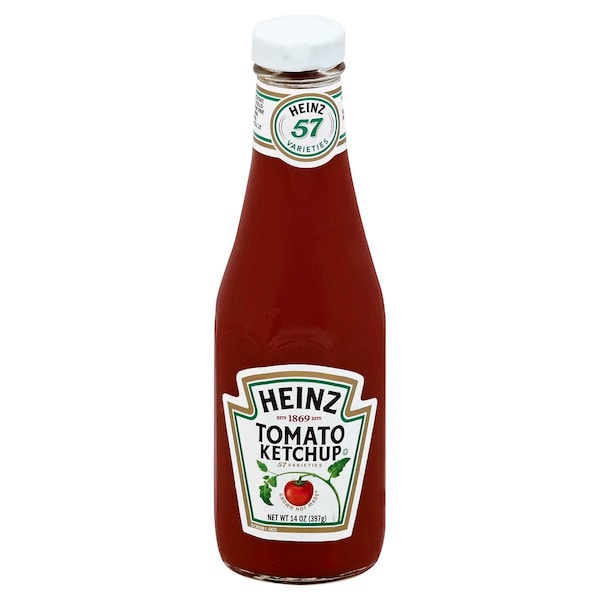 Heinz Heinz Glass Bottle Ketchup 14 oz., PK24 - 10013000513903