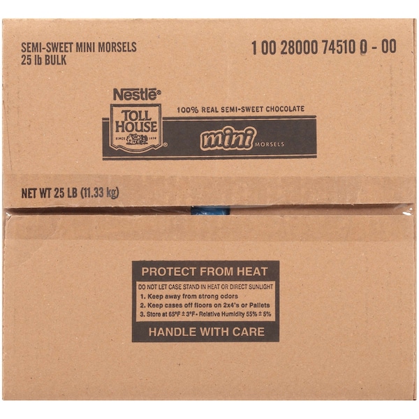Tollhouse Tollhouse Mini Bulk Semi Sweet Morsels 25lbs - 10028000745100