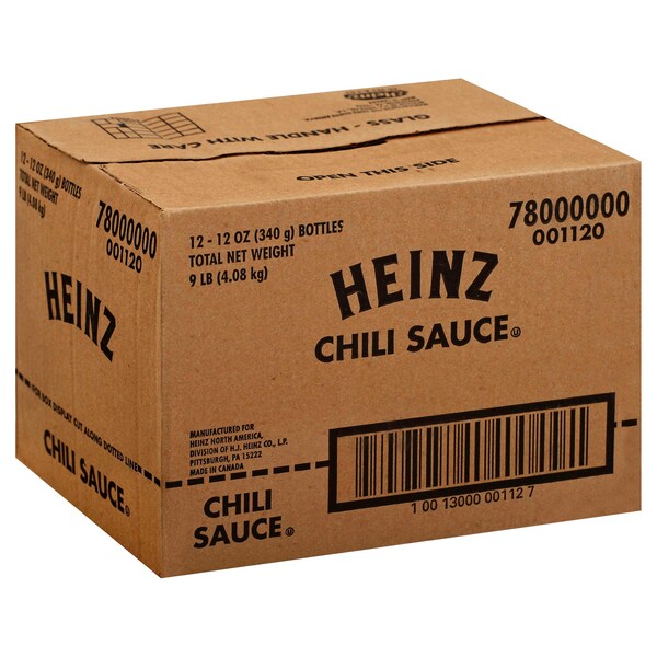 Heinz Heinz Chili Sauce 12 oz., PK12 - 10013000001127