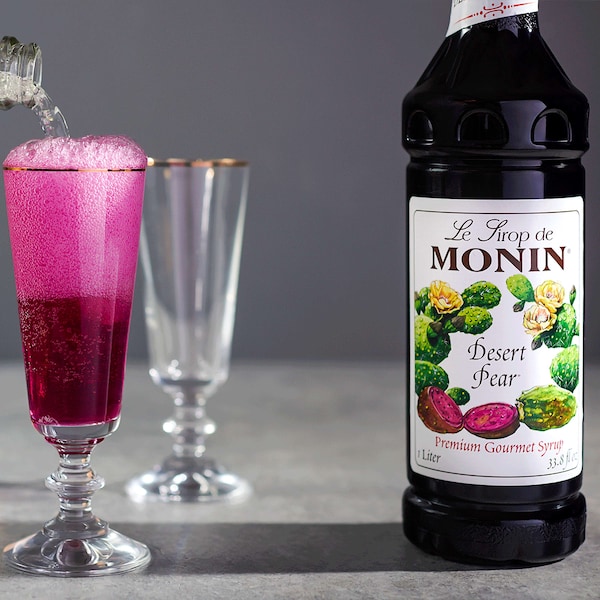 Monin Monin Desert Pear Syrup 1 Liter Bottle, PK4 - M-FR065F