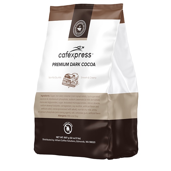 Cafexpress Premium Dark Cocoa Powder, 2 Lb Bags, PK6 - 014255