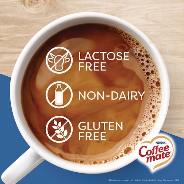 Coffee Mate Plant-Based Almond Milk Non-Dairy Liquid Creamer Singles, Natural Vanilla, 0.38 oz Tubs, 50PK - 12461537