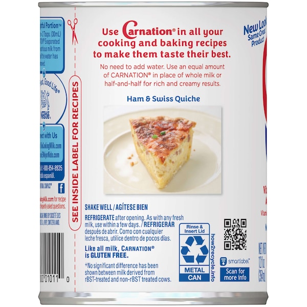 Carnation Nestle Carnation Original Evaporated Milk 12 fl. oz. Can, PK24 - 00050000015016