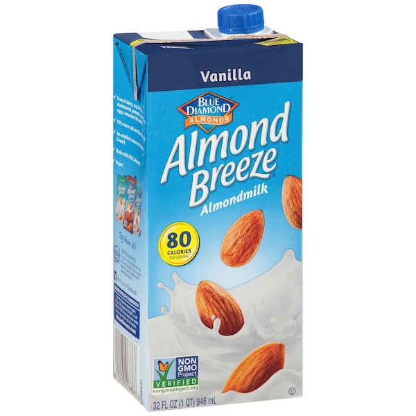 Almond Breeze Almond Breeze Vanilla Almond Milk 32 oz. Carton, PK12 - 7159