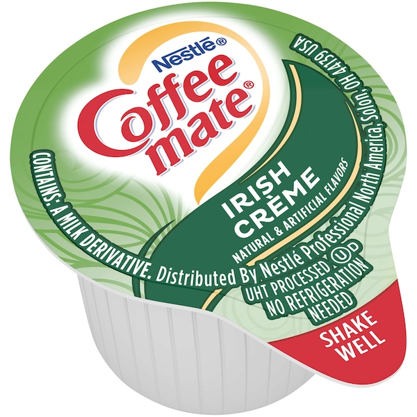 Coffee Mate Coffee-Mate Irish Crme Single Serve Liquid Creamer .375 oz., PK180 - 10050000350121