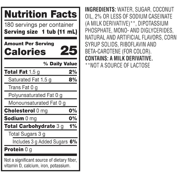 Coffee Mate Coffee-Mate Irish Crme Single Serve Liquid Creamer .375 oz., PK180 - 10050000350121
