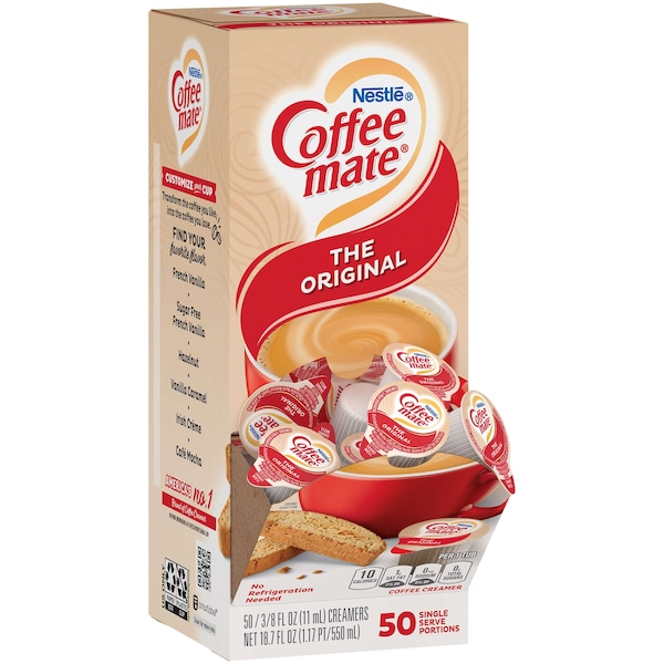 Coffee Mate The Original Single Serve Liquid Creamer .32 oz. Cup, PK200 - 10050000351104