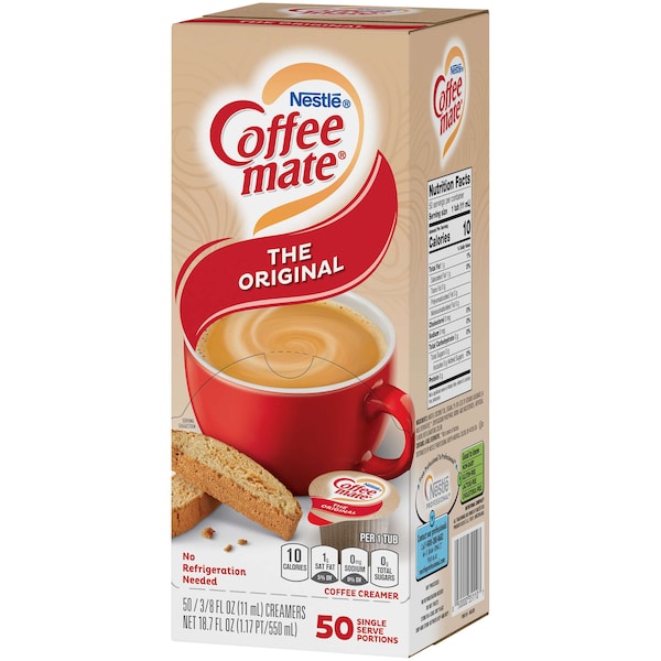 Coffee Mate The Original Single Serve Liquid Creamer .32 oz. Cup, PK200 - 10050000351104