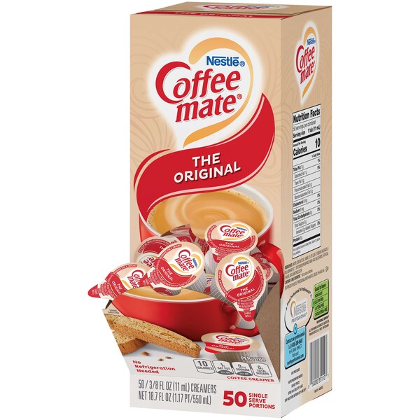 Coffee Mate The Original Single Serve Liquid Creamer .32 oz. Cup, PK200 - 10050000351104