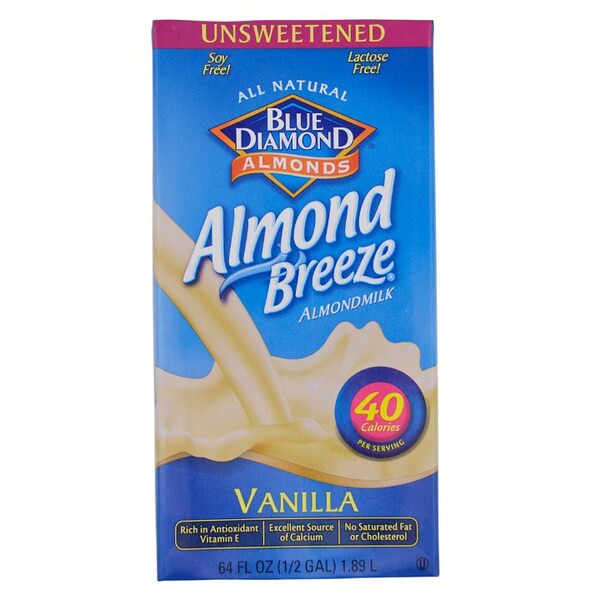 Almond Breeze Almond Breeze Unsweetened Vanilla Milk Substitute 64 oz. Carton, PK8 - 5791